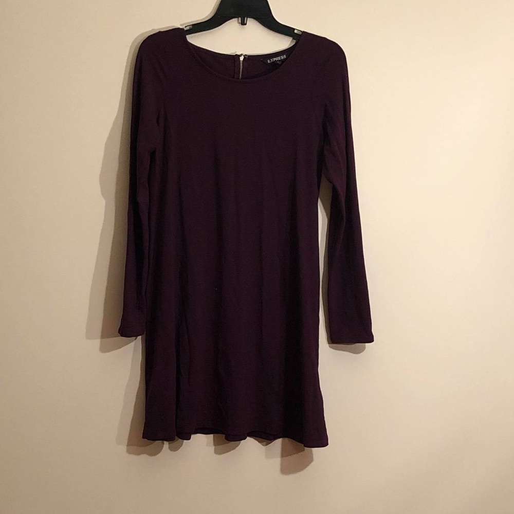 Purple jersey Express dress